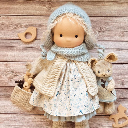 Davy | Natural Waldorf-Style Cloth Doll Toy
