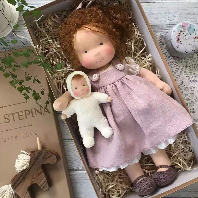 Davy | Natural Waldorf-Style Cloth Doll Toy