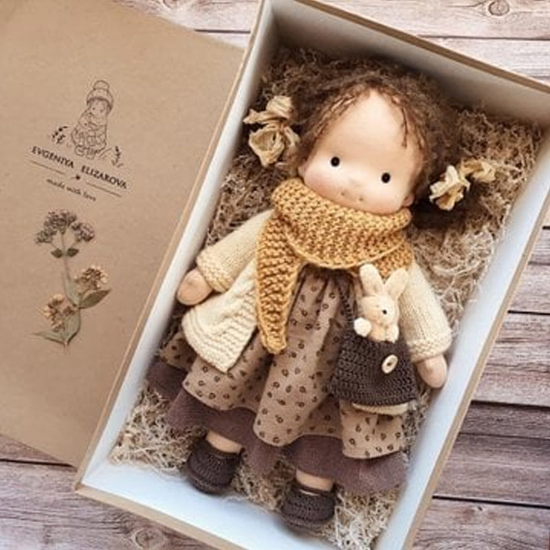 Davy | Natural Waldorf-Style Cloth Doll Toy
