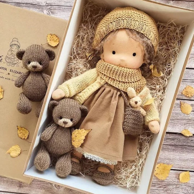 Davy | Natural Waldorf-Style Cloth Doll Toy