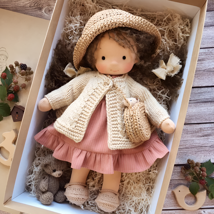 Davy | Handmade Waldorf Doll for Kids