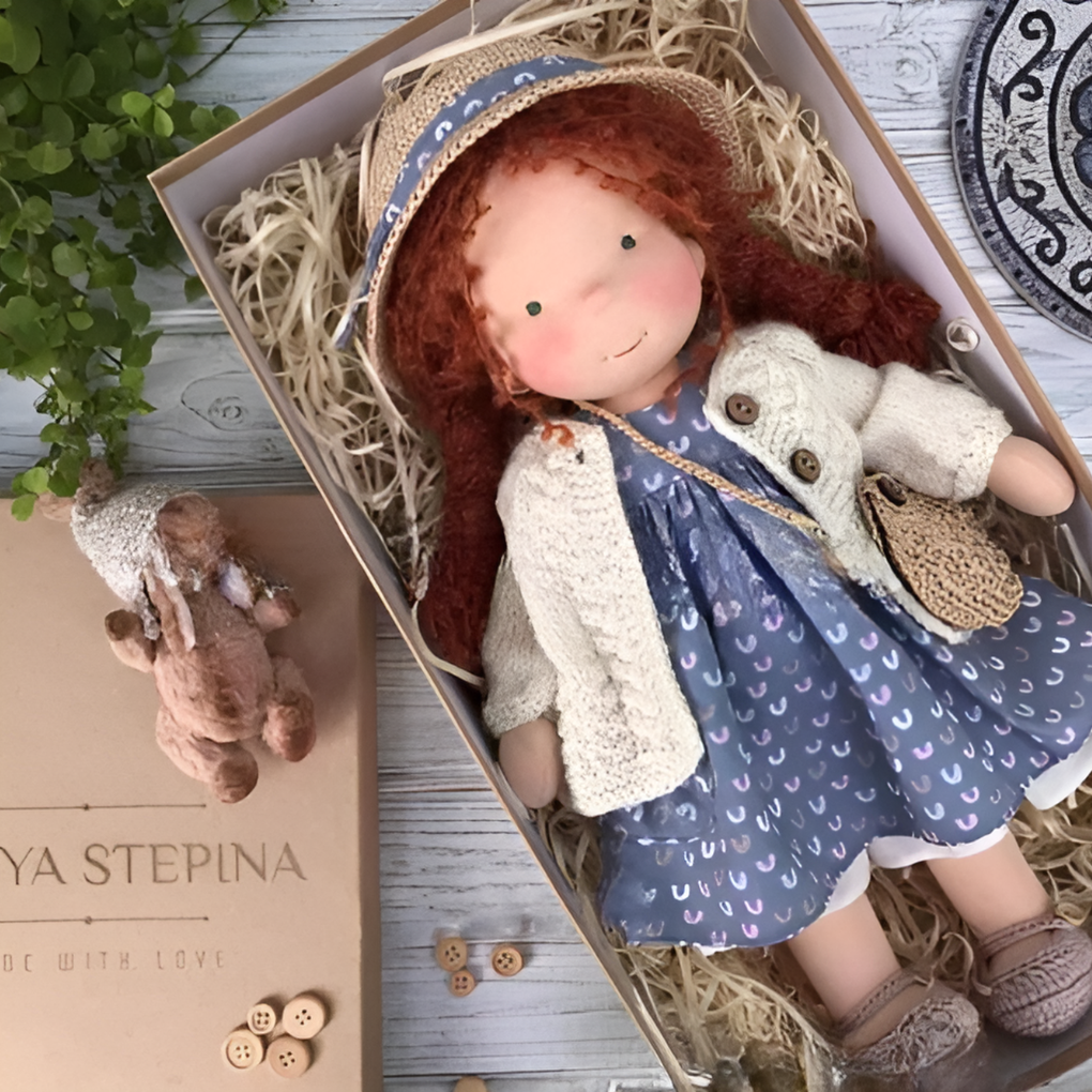 Davy | Handmade Waldorf Doll for Kids
