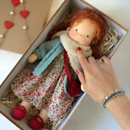 Davy | Handmade Waldorf Doll for Kids