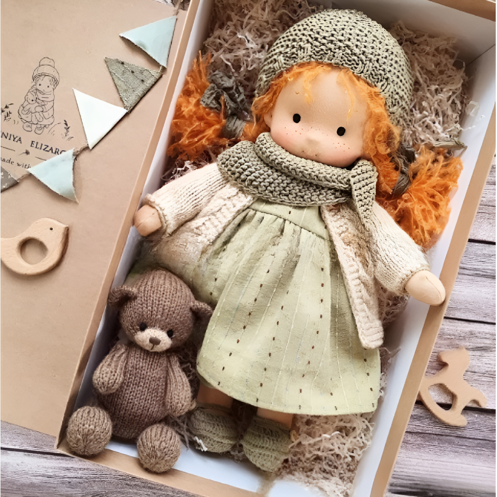 Davy | Handmade Waldorf Doll for Kids