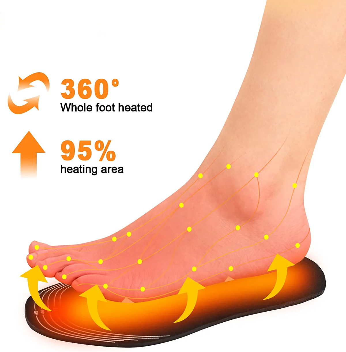 Davy | Electric Heated Shoe Inserts | Thermal Foot Warmers