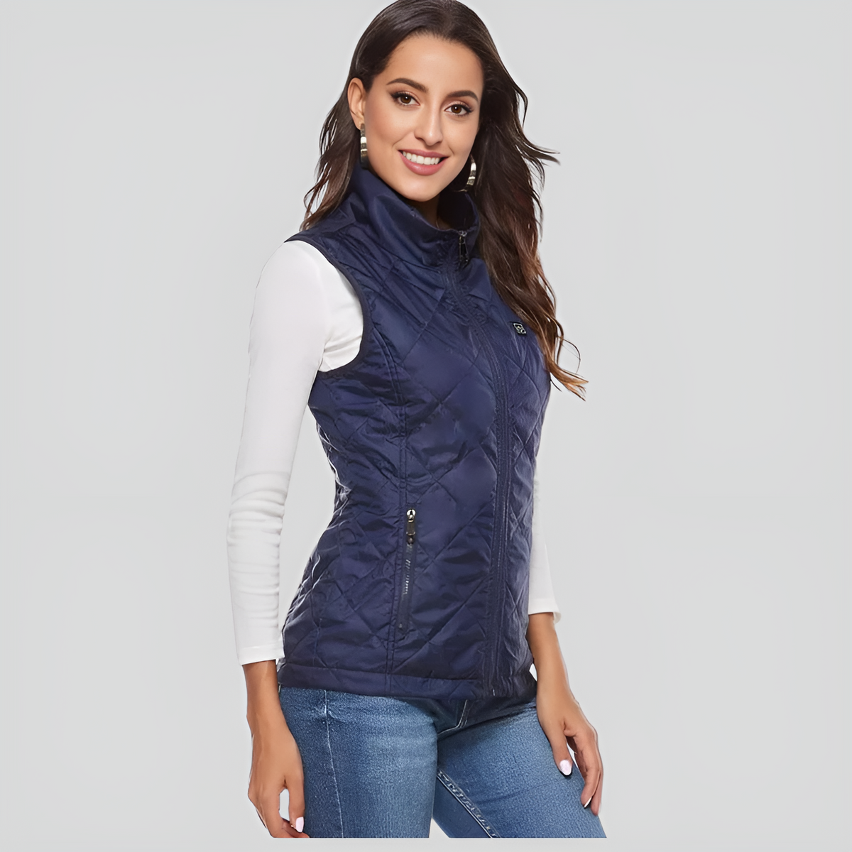 Davy | Heated vest for women with dual control and 9 heating zones – comfort and warmth for every season