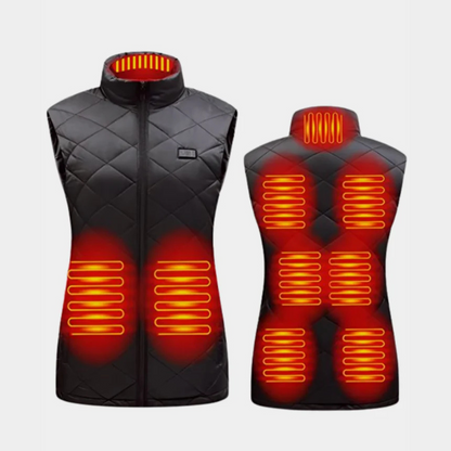Davy | Heated vest for women with dual control and 9 heating zones – comfort and warmth for every season