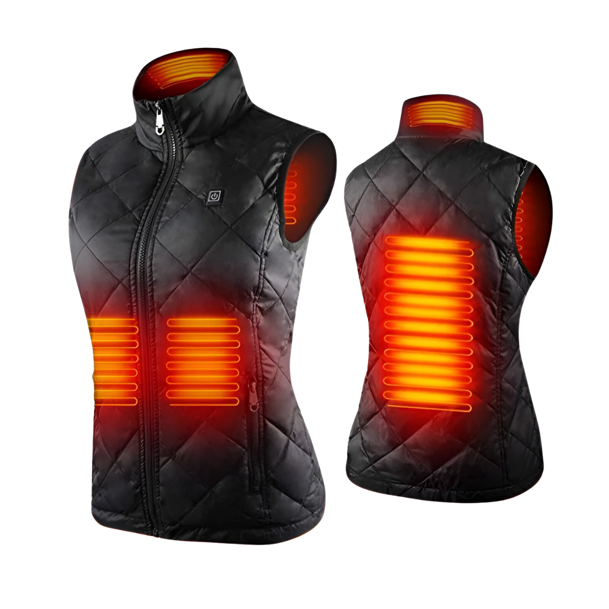 Davy | Heated vest for women with dual control and 9 heating zones – comfort and warmth for every season