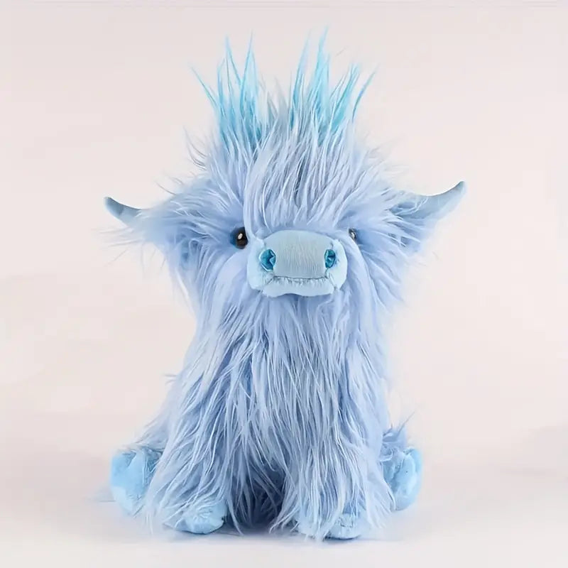 Davy | Highland Cuddle Cow | Soft and Cozy Plush Toy | Brown/White