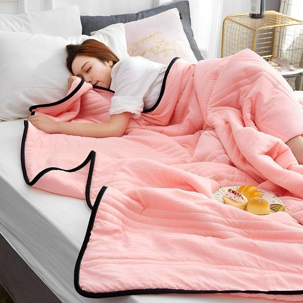 Davy | Chilled Nights Cooling Blanket - For Deep, Comfortable Sleep