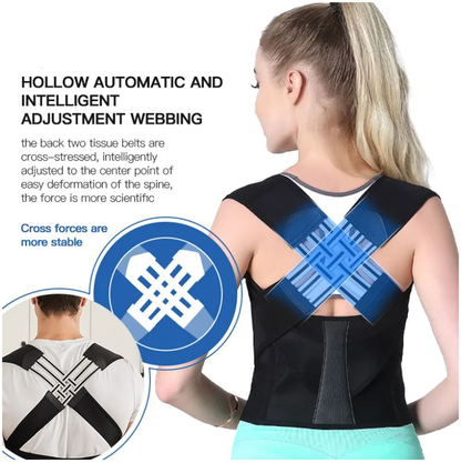 Davy | Posture Support Brace for Back, Shoulder, Neck Relief