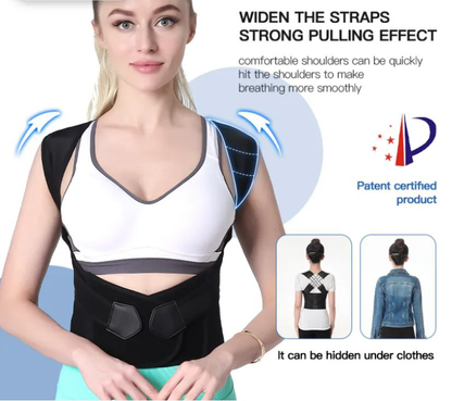 Davy | Posture Support Brace for Back, Shoulder, Neck Relief