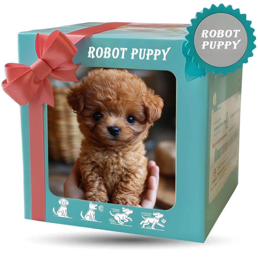 Davy | Interactive Plush Dog with Realistic Movements – For Children & Seniors