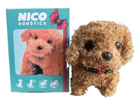 Davy | Interactive Plush Dog with Realistic Movements – For Children & Seniors