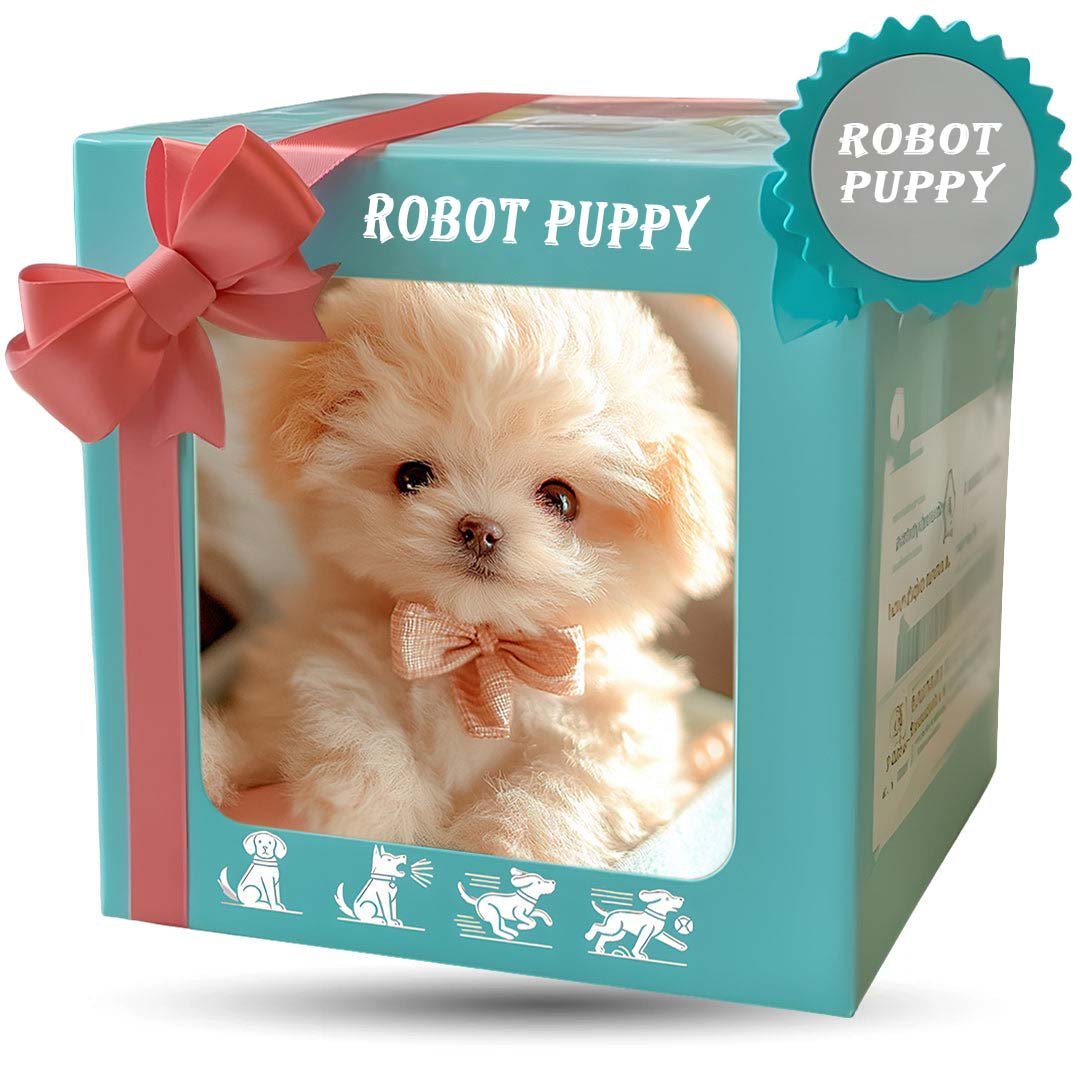 Davy | Interactive Plush Dog with Realistic Movements – For Children & Seniors