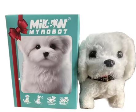 Davy | Interactive Plush Dog with Realistic Movements – For Children & Seniors