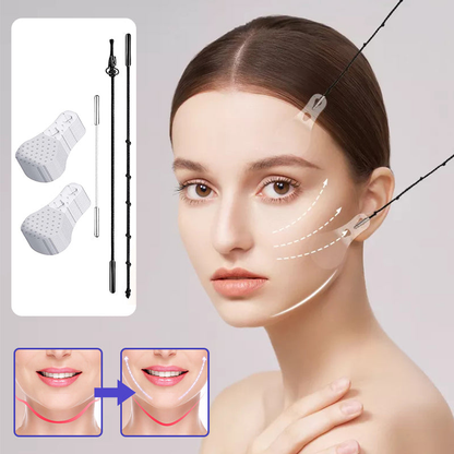 Davy | Invisible Facelift Patches | 120 Pack Supply | Ultra-thin 0.02mm Adhesion Technology | Waterproof & Hypoallergenic | Mechanical V-Shape Lifting | Transparent