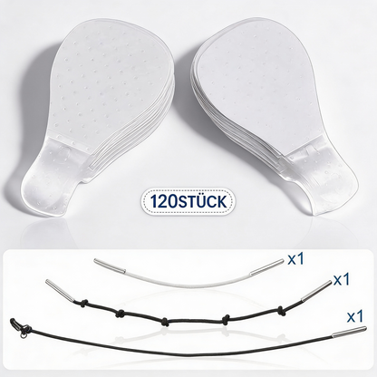 Davy | Invisible Facelift Patches | 120 Pack Supply | Ultra-thin 0.02mm Adhesion Technology | Waterproof & Hypoallergenic | Mechanical V-Shape Lifting | Transparent