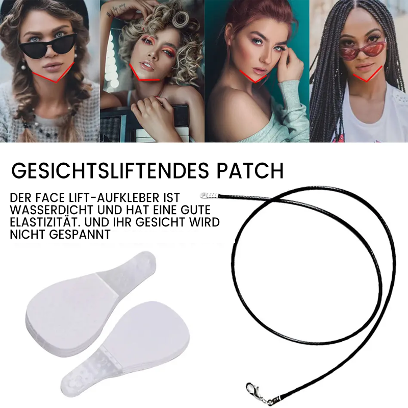 Davy | Invisible Facelift Patches | 120 Pack Supply | Ultra-thin 0.02mm Adhesion Technology | Waterproof & Hypoallergenic | Mechanical V-Shape Lifting | Transparent