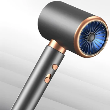Davy | Ionic Hair Dryer | Fast Drying and Frizz Control | Gray