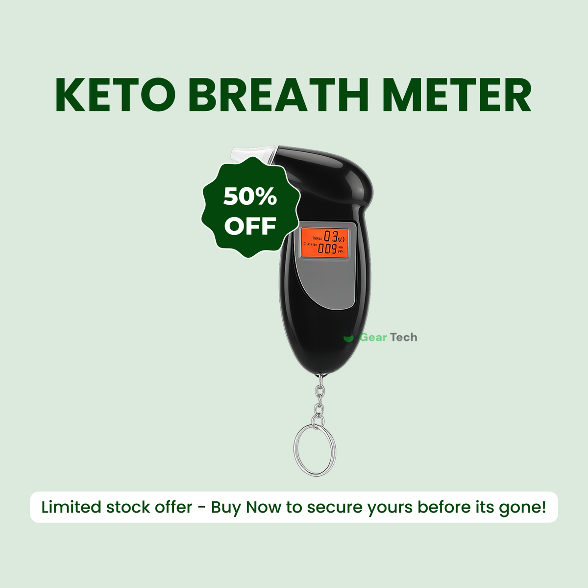 Davy | Keto Breath Meter | Accurate ketosis monitoring for weight loss and dietary optimization at home or on the go