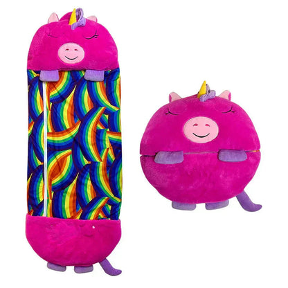 Davy | Kids' Animal Sleeping Bag & Cuddle Toy Combo