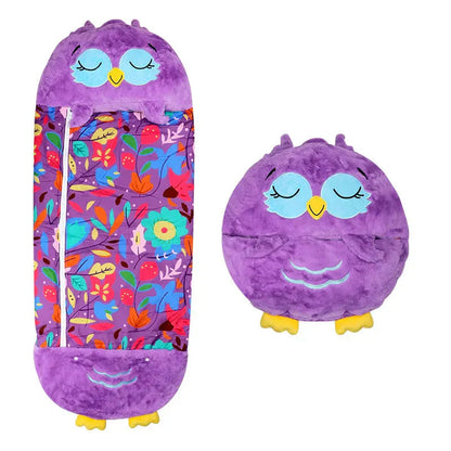 Davy | Kids' Animal Sleeping Bag & Cuddle Toy Combo