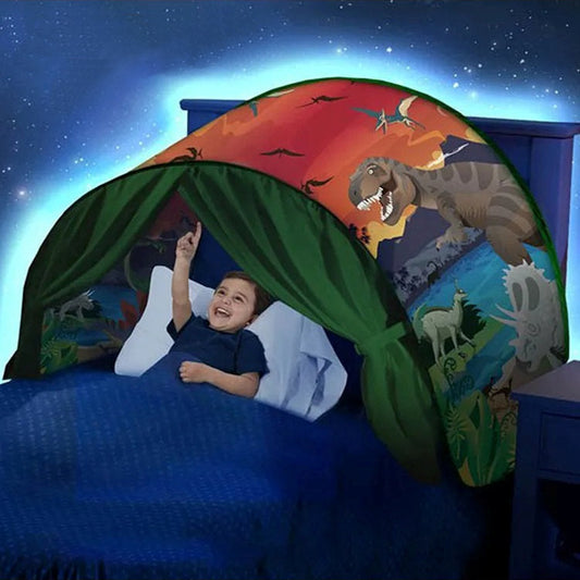 Davy | Kids Bed Tent Dinosaur & Unicorn Designs