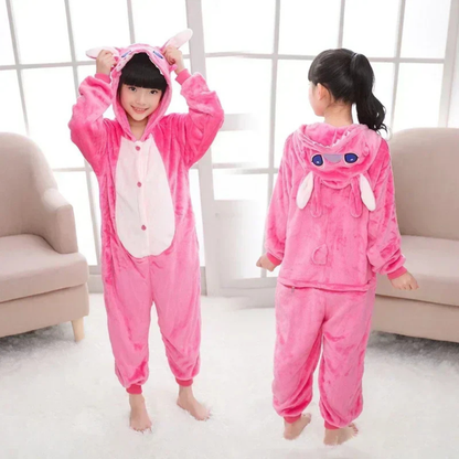 Women's Fun Character Hooded Sleep Jumpsuit