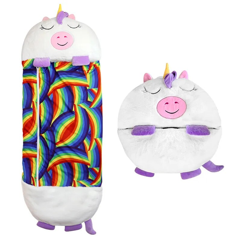 Davy | Children's Plush Animal Sleep Sack and Toy
