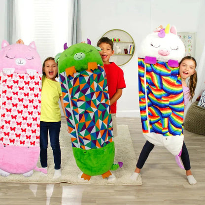 Davy | Kids' Sleeping Bag Plush Toy - Fun Character Design