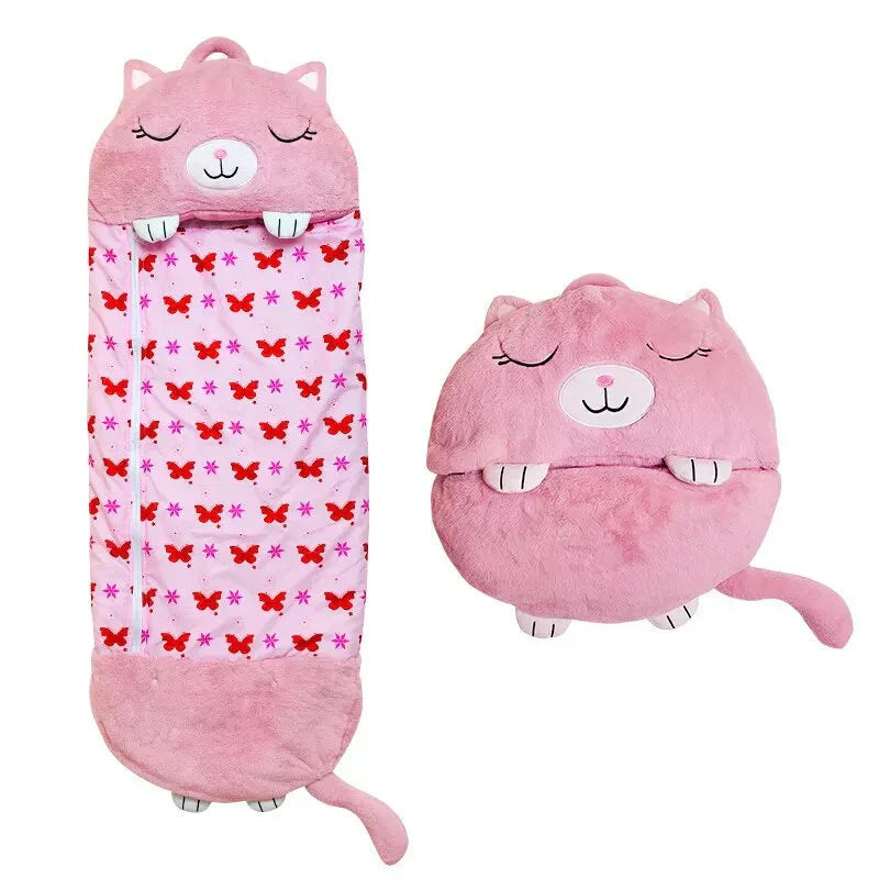 Davy | Kids Sleeping Bag Plush Toy with Fun Character Design