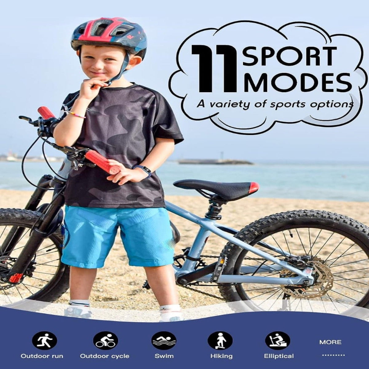 Davy | Kids smartwatch with GPS, fitness tracking, and health functions – Viona