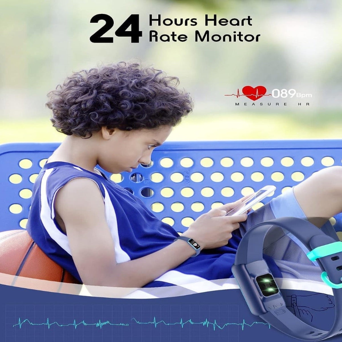 Davy | Kids smartwatch with GPS, fitness tracking, and health functions – Viona