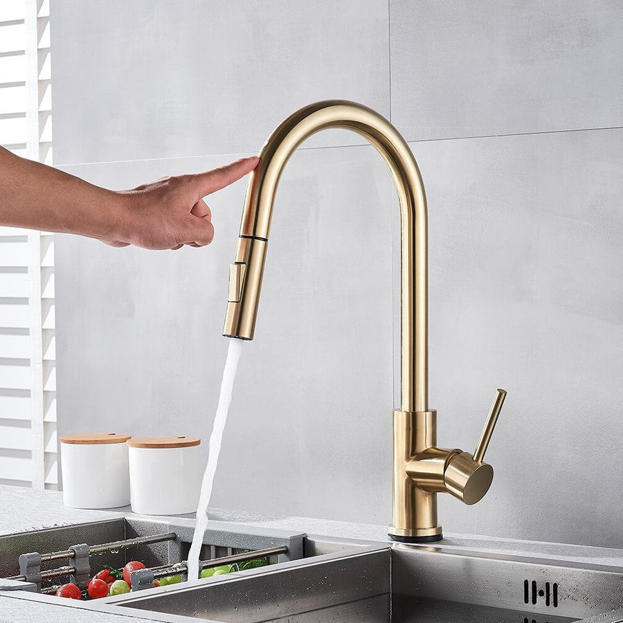 Davy | Kitchen Faucet with Motion Sensor, Pull-Out