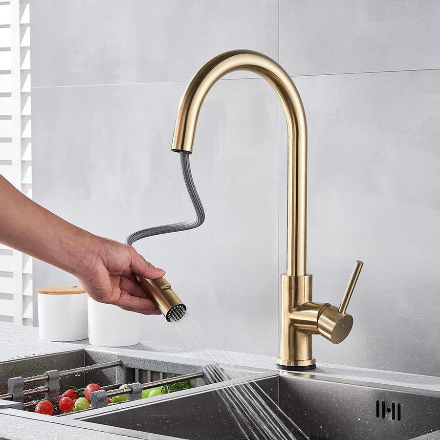 Davy | Kitchen Faucet with Motion Sensor, Pull-Out