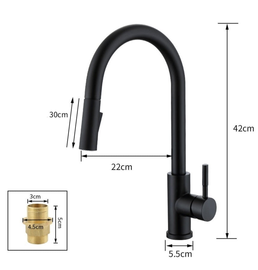 Davy | Kitchen Faucet with Motion Sensor, Pull-Out