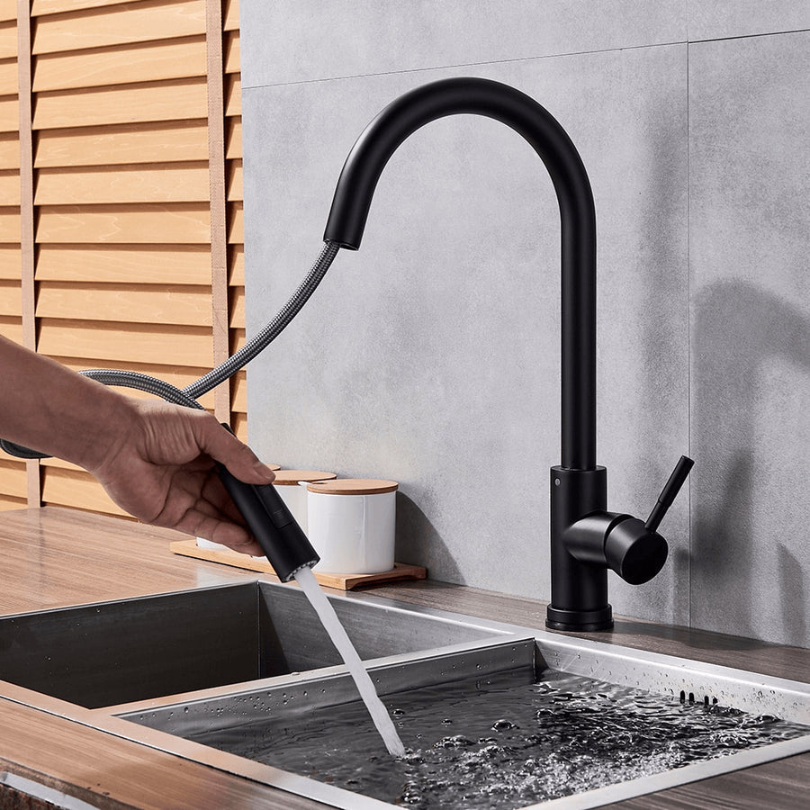 Davy | Kitchen Faucet with Motion Sensor, Pull-Out
