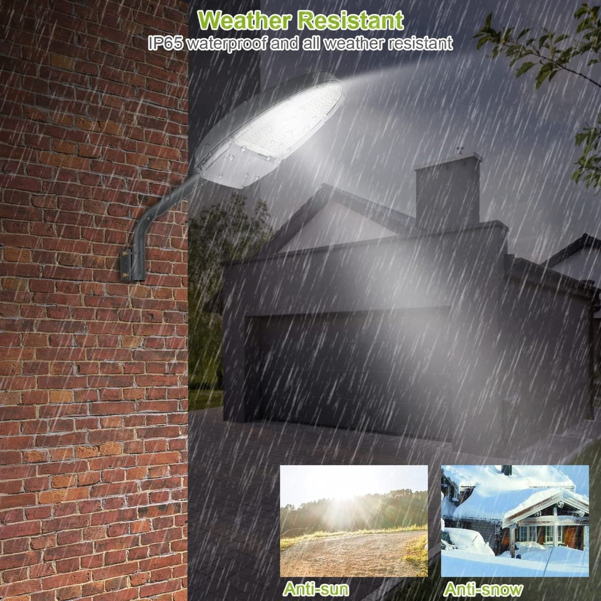 Davy | Kocaso Wall Pack LED Lights 144 LEDs with Photocell Sensor - IP65 Waterproof Outdoor Lamp