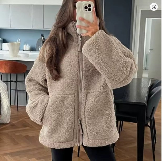 Cozy Oversized Lambswool Jacket