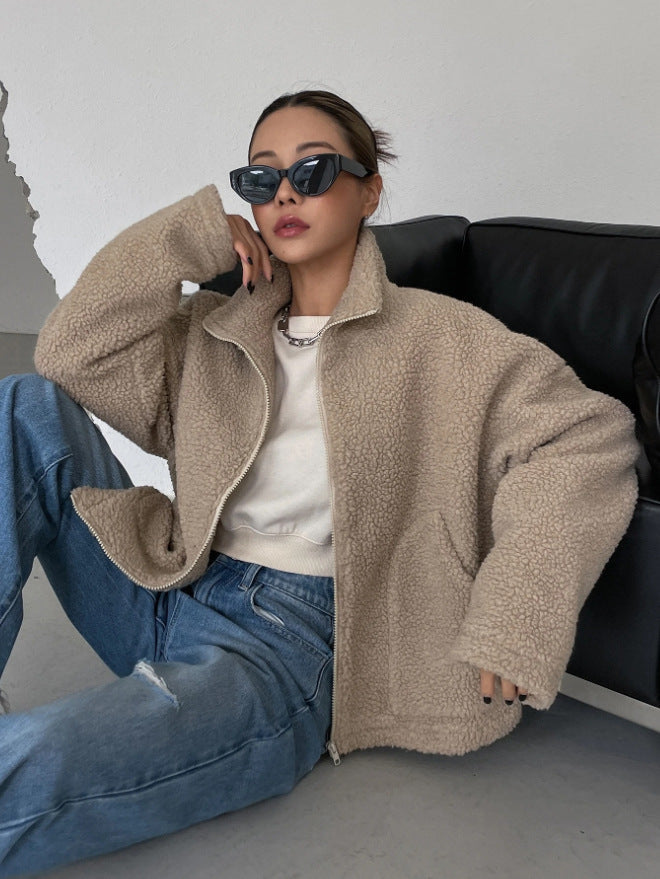 Cozy Oversized Lambswool Jacket