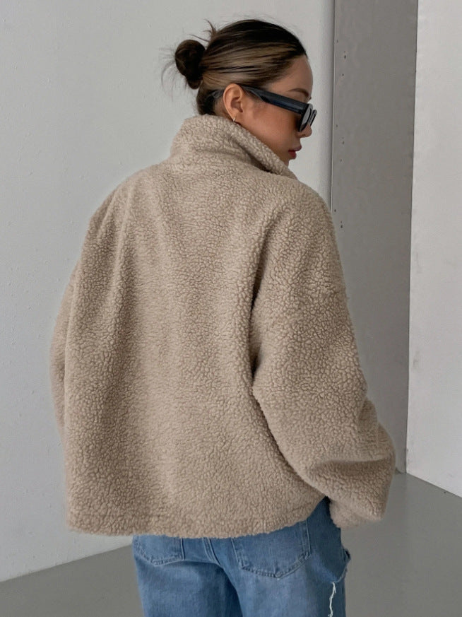 Cozy Oversized Lambswool Jacket