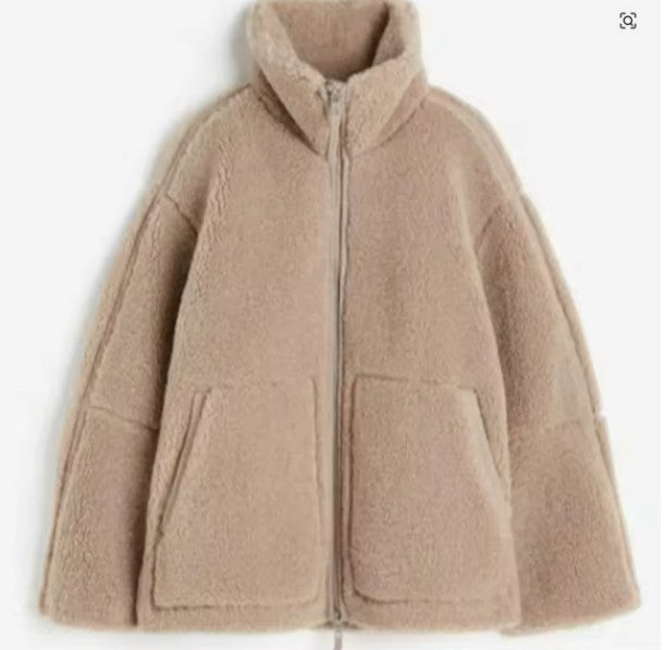 Cozy Oversized Lambswool Jacket