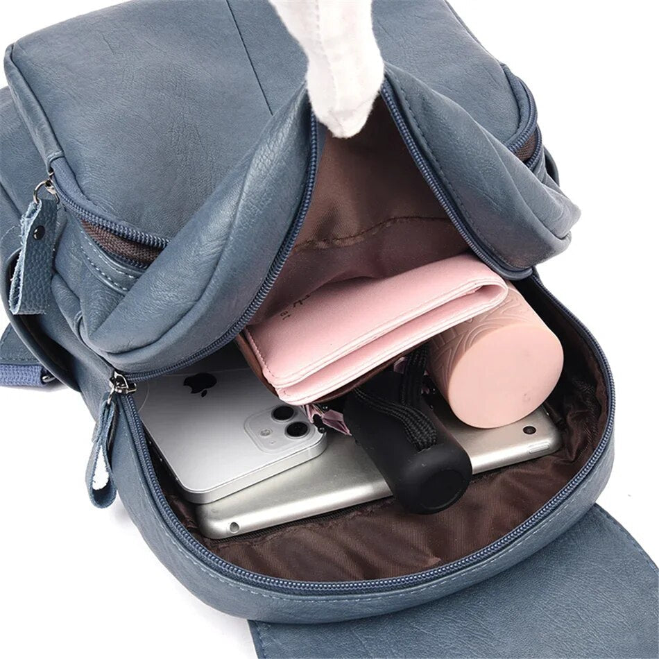 Davy | Leather Backpack for Women