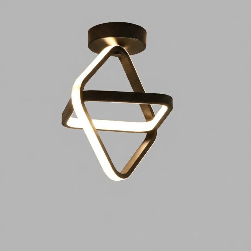 Davy | LED Ceiling Lamp with Double Ring Design
