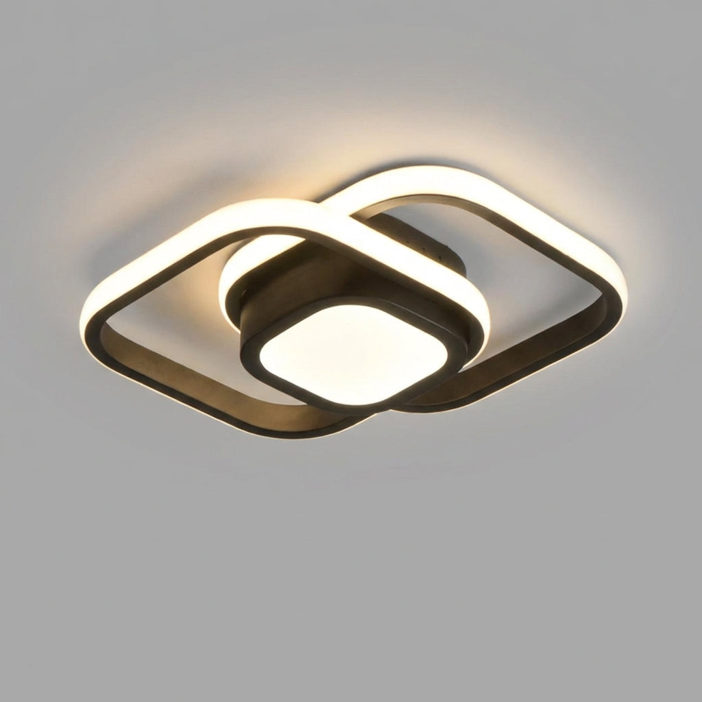 Davy | LED Ceiling Lamp with Double Ring Design