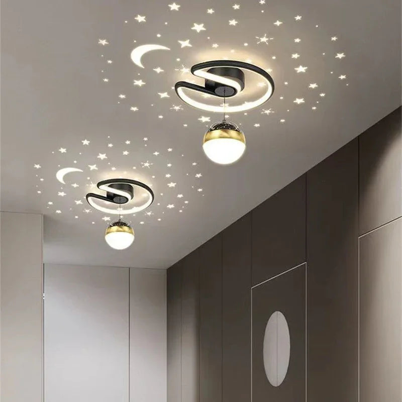 Davy | LED ceiling lamps with starry sky – Modern pendant lamp design for children's rooms and living rooms