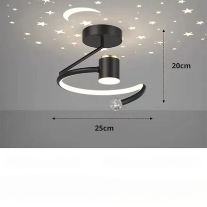 Davy | LED ceiling lamps with starry sky – Modern pendant lamp design for children's rooms and living rooms