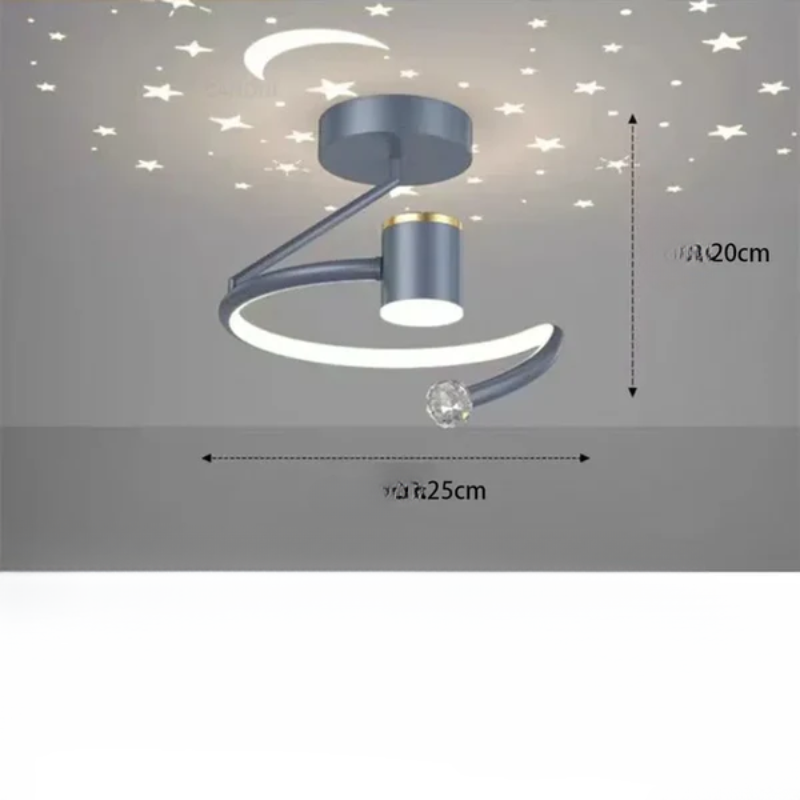 Davy | LED ceiling lamps with starry sky – Modern pendant lamp design for children's rooms and living rooms