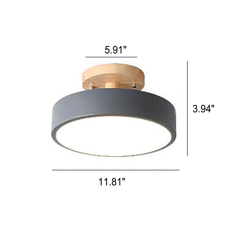 Davy | Adjustable Color LED Flush Mount Light with Integrated LED